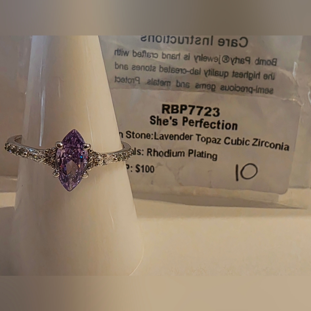 Perfection Lavender Topaz Ring
